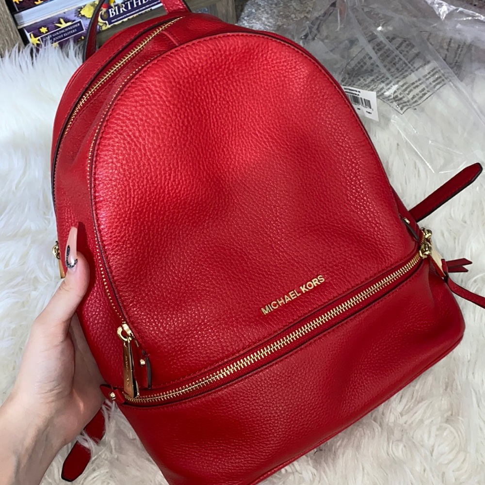 red Michael Kors barely used